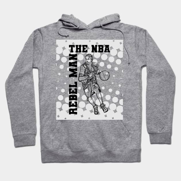 The NBA Rebel Man Hoodie by Aloenalone